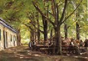 Max Liebermann Country Tavern at Brunnenburg oil painting on canvas